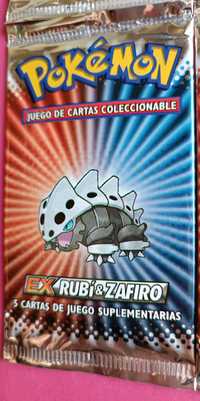 2004 antigo booster Pokémon edição espanhola