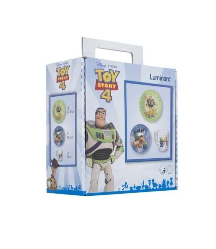 Набор детской посуды Luminarc Disney Toy Story, 3 предмета.