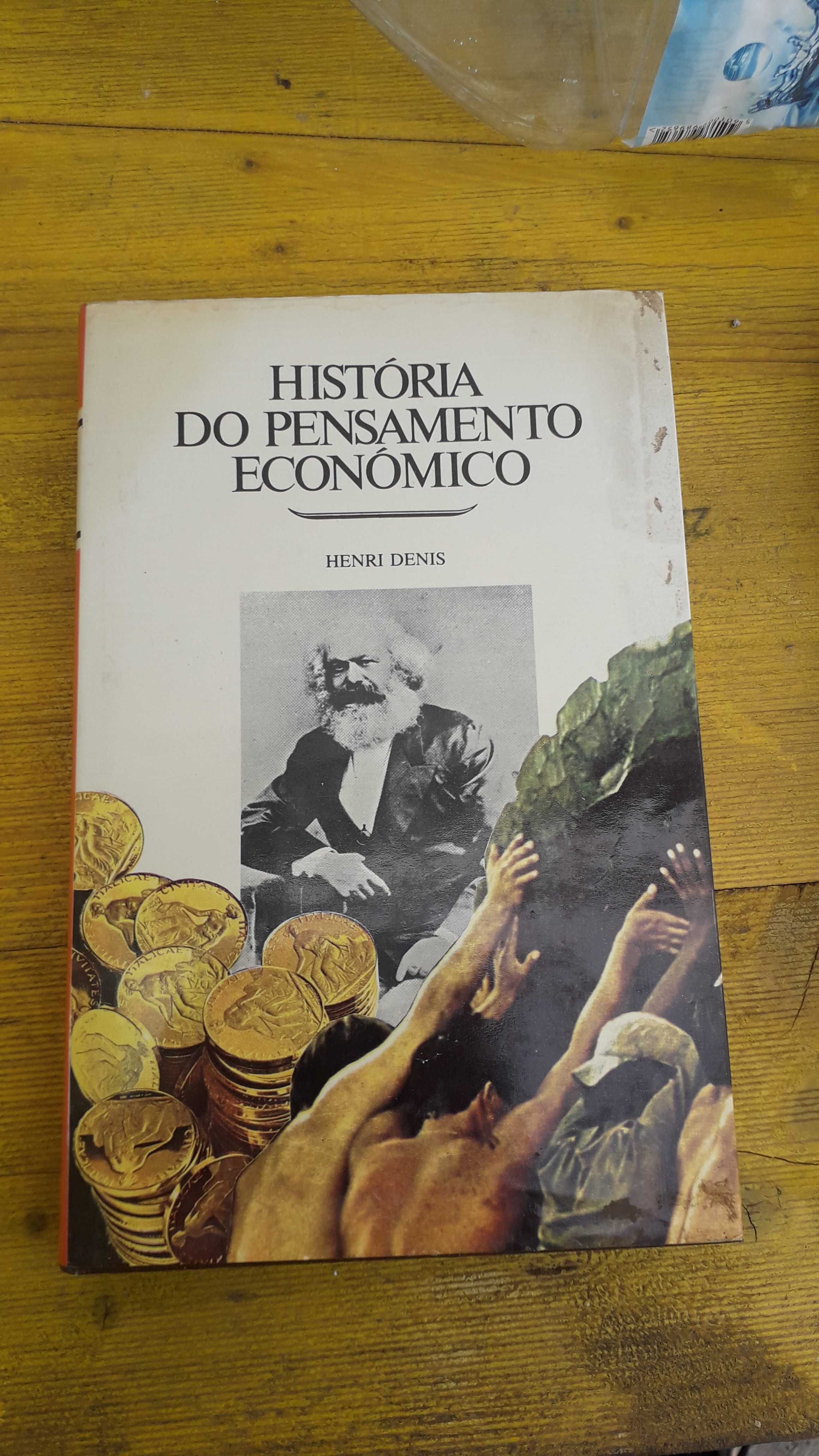 História do Pensamento Económico de Henri Denis primeiro e segundo vol