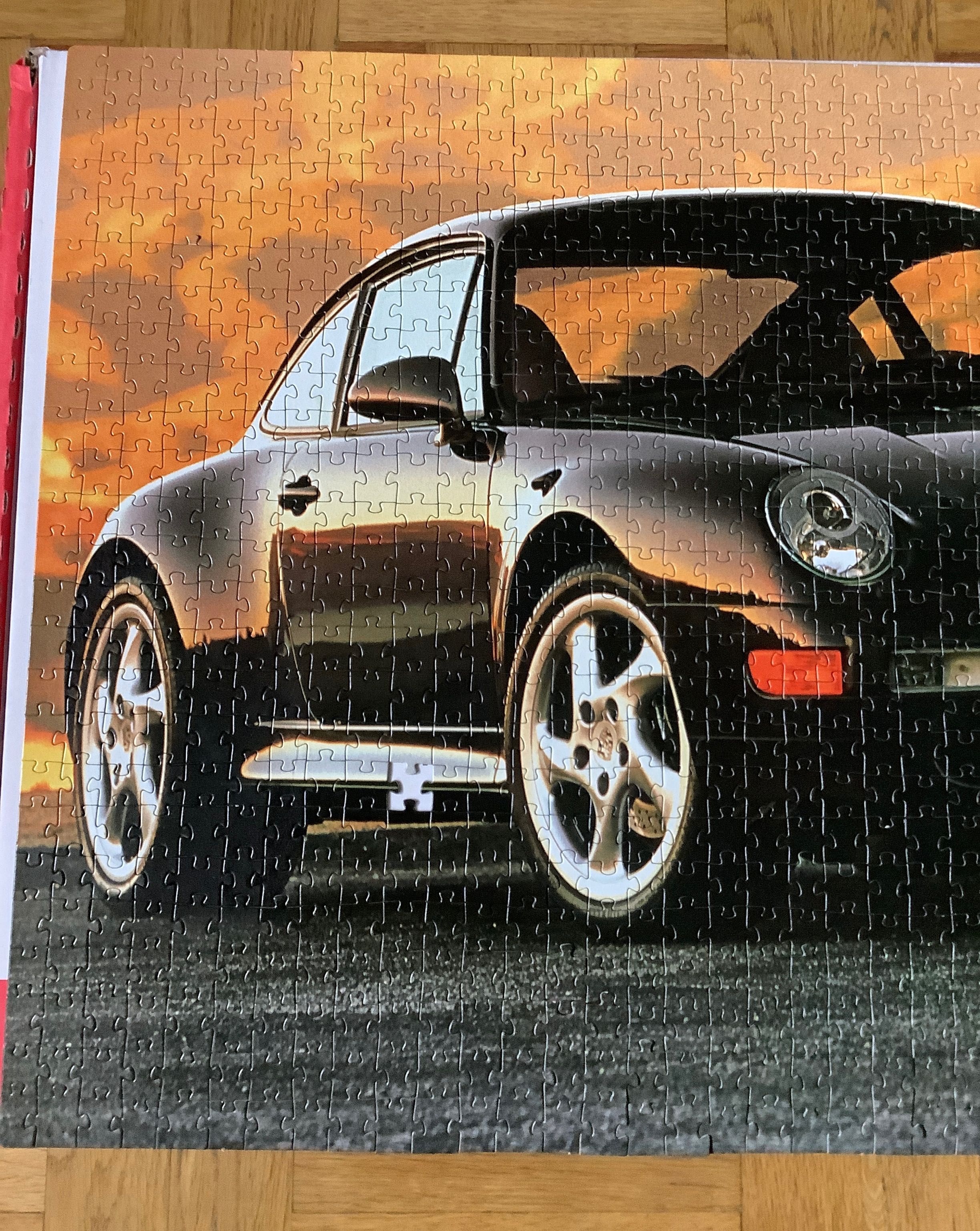 Пазл суперкар Porsche 911 Carrera Step puzzle на 1000 деталей