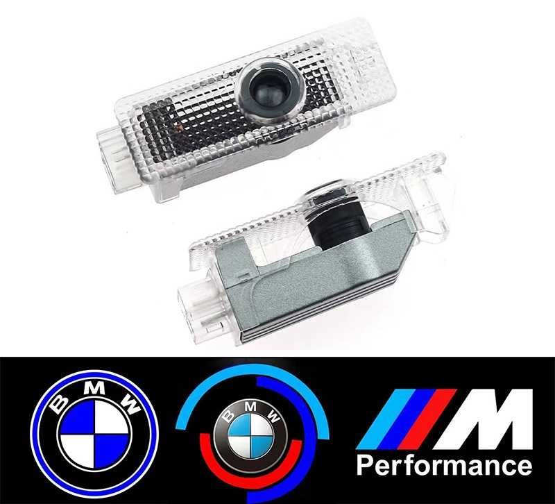 Проекция логотипа в двери BMW (orig, M, M perf, 50th anniversary)