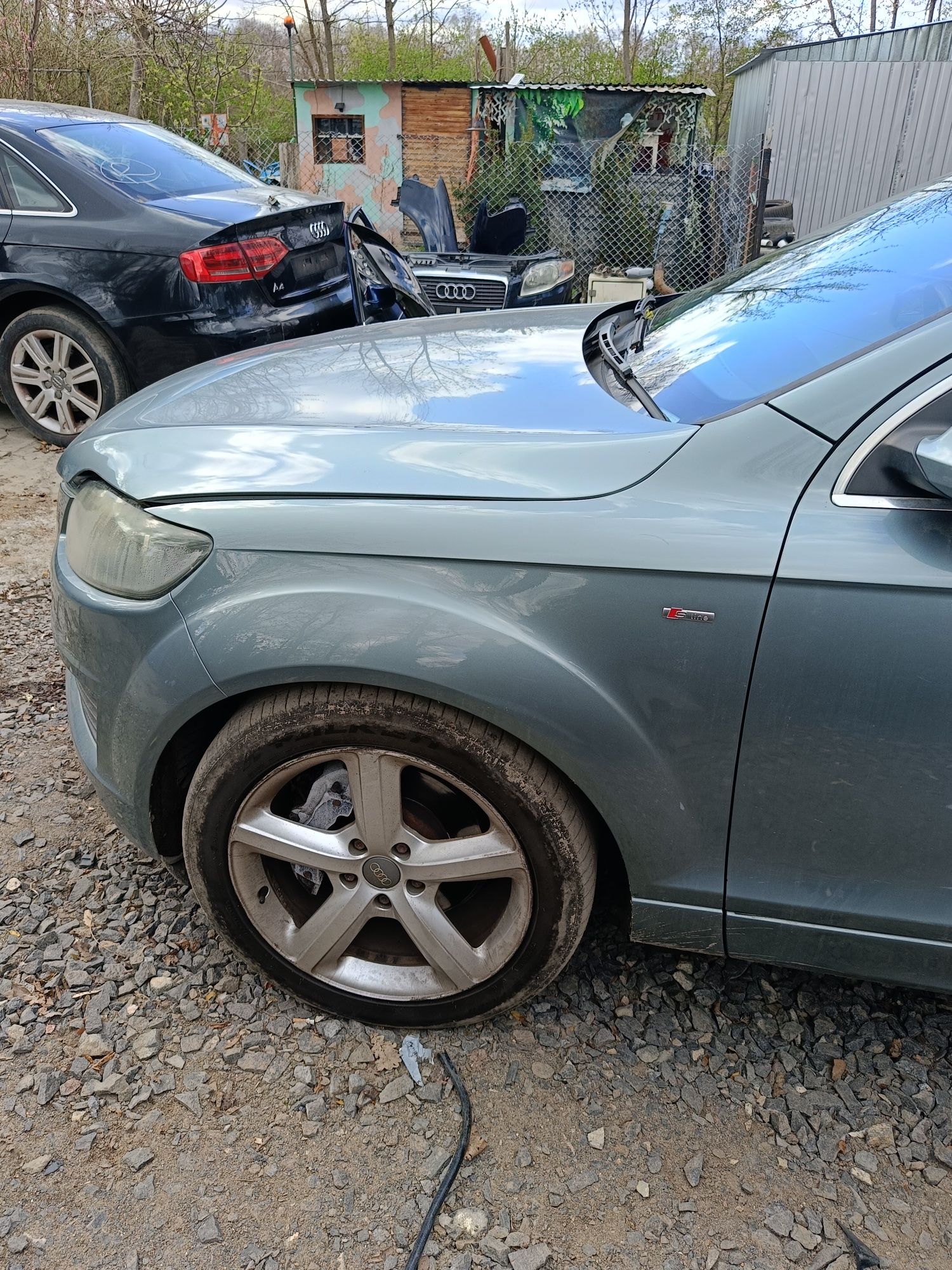 Kompletny przód audi Q7 4l