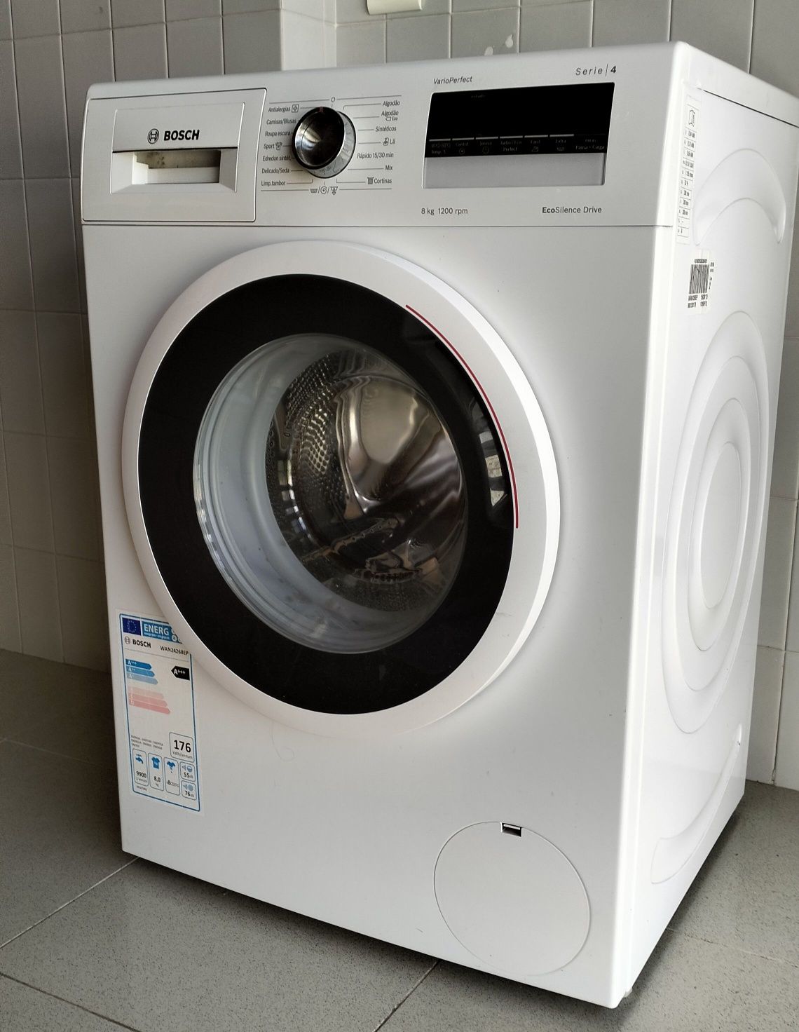 Máquina de Lavar Roupa Bosch WAN24268EP