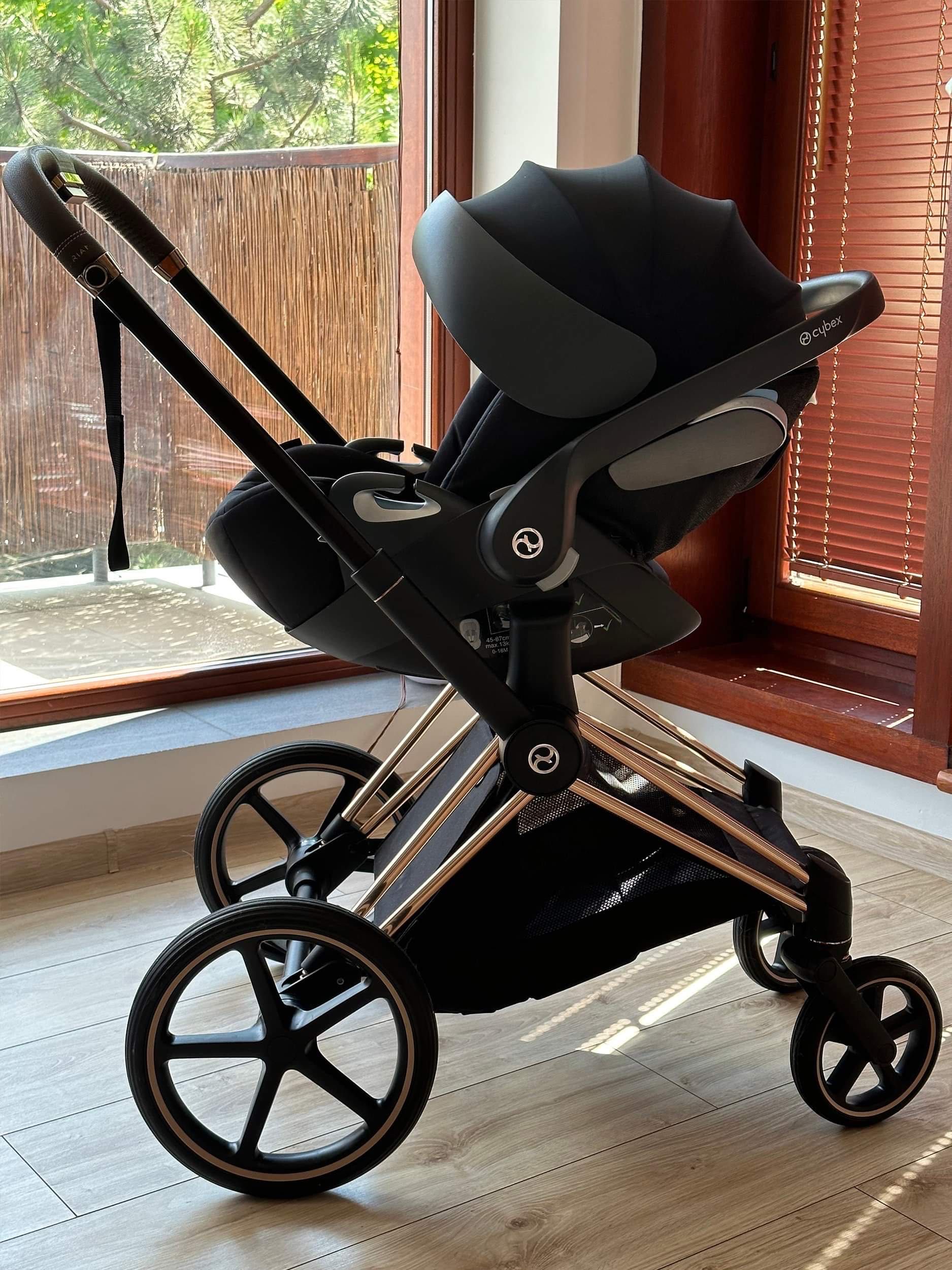 Zestaw Cybex Priam 3.0 rose gold 2w1 + fotelik + baza