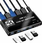 Przełącznik Kvm Hdmi 2.0 4xusb Switch 4k/60hz 2 Komputery 1 Monitor