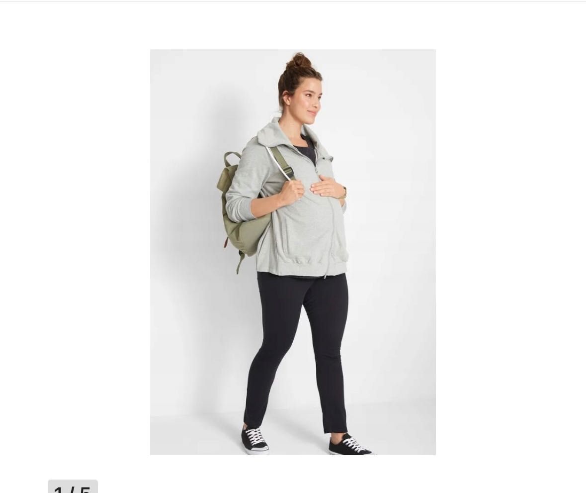 Bluza ciążowa szara