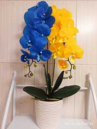 Идеальный подарок, композиции из орхидей латексных