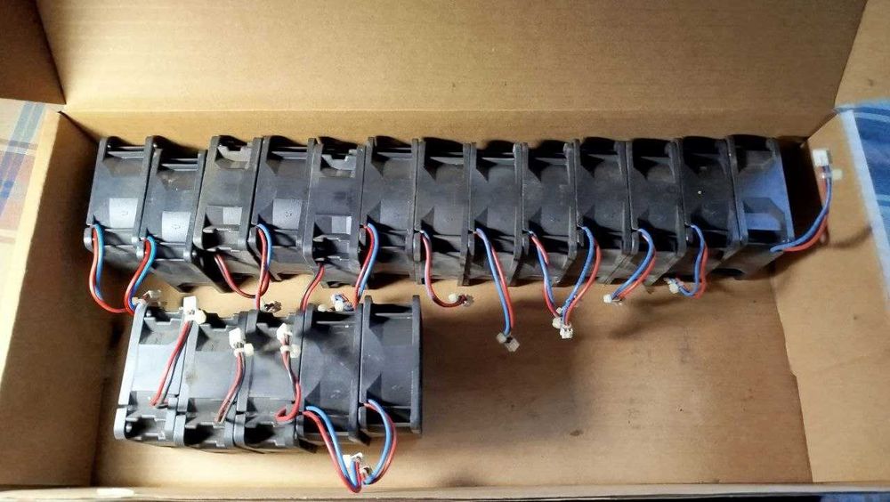 вентилятор Ebmpast, Delta 24В 0,17А 2,5 Вт 60х60х25 мм