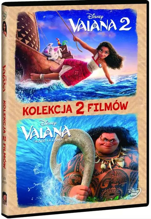 Vaiana. Pakiet 1-2, 2 DVD. Galapagos