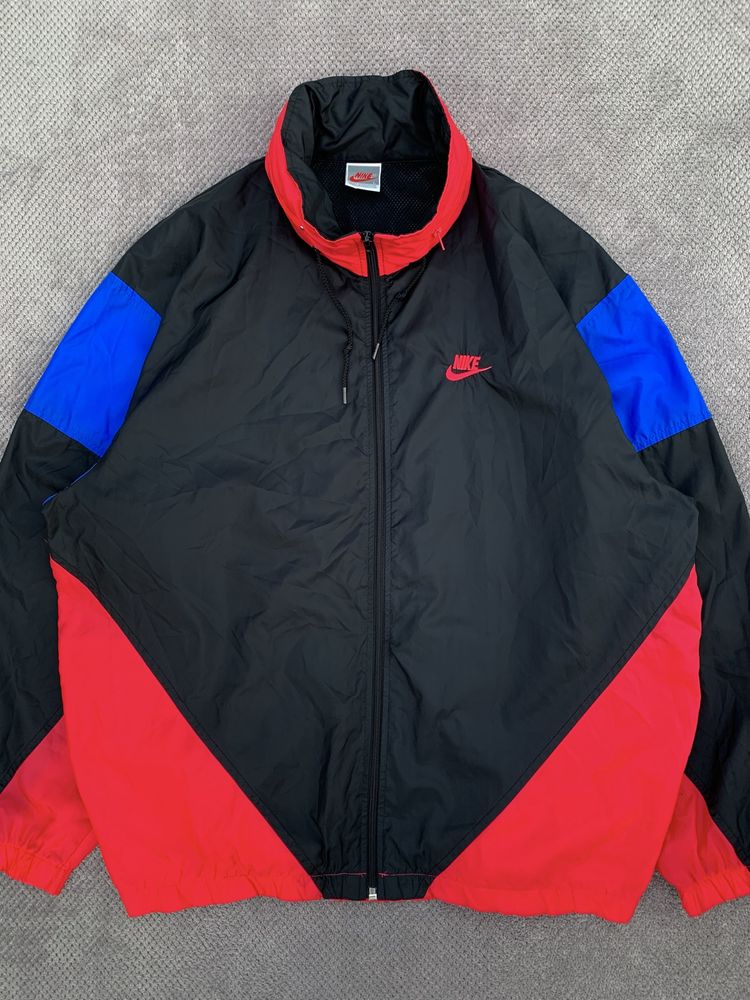 Nike Vintage Nylon Jacket 80s Neon/Pink M-L вітровка вінтаж куртка