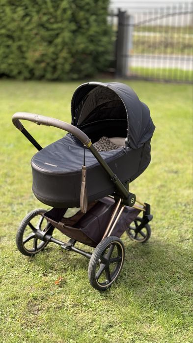 Wózek CYBEX Priam 4.0 rose gold – gondola, spacerówka, baza Isofix