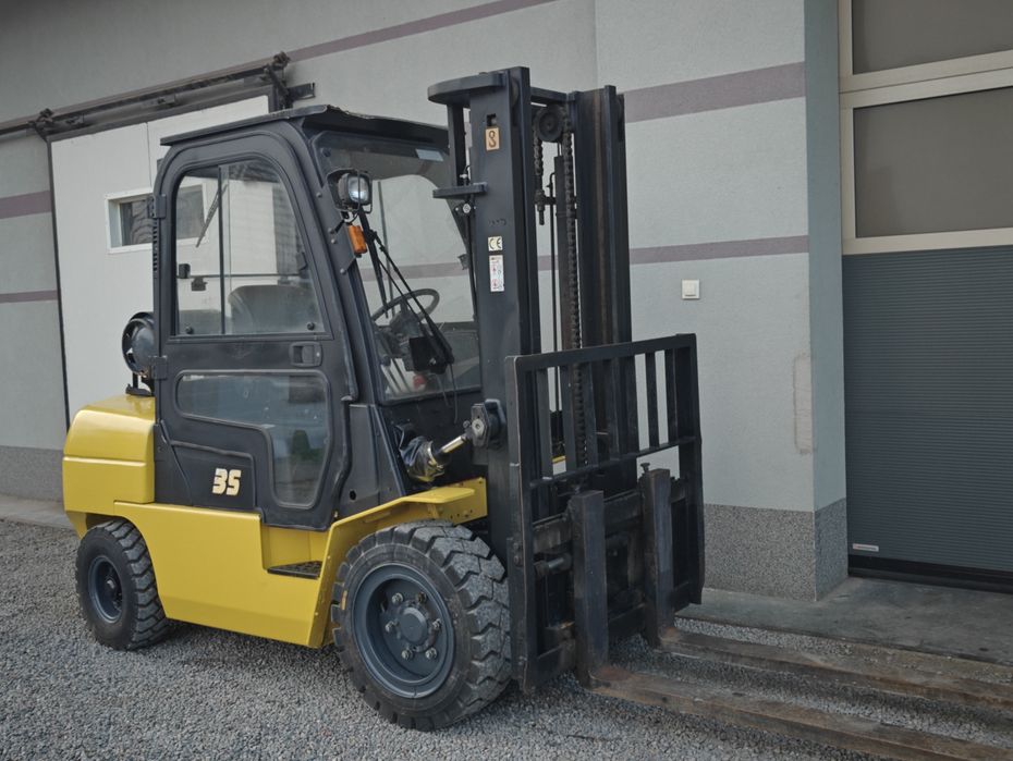 Wózek Hangcha CPQD35 3.5T Lpg 2015r Ogrzewana Kabina Pompowane opony