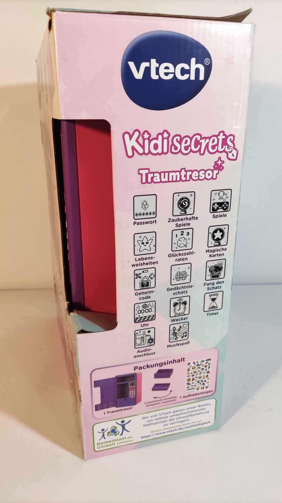 VTech Kidisecrets Traumtresor 80 , 554154 Sejf dla dzieci skarbonka