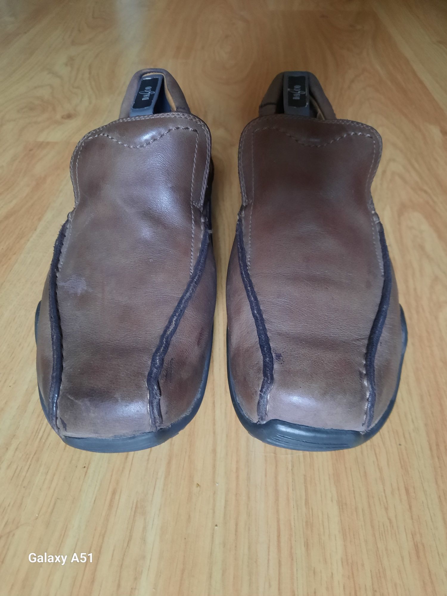 Мужские кожаные мокасины Clarks 42 p.