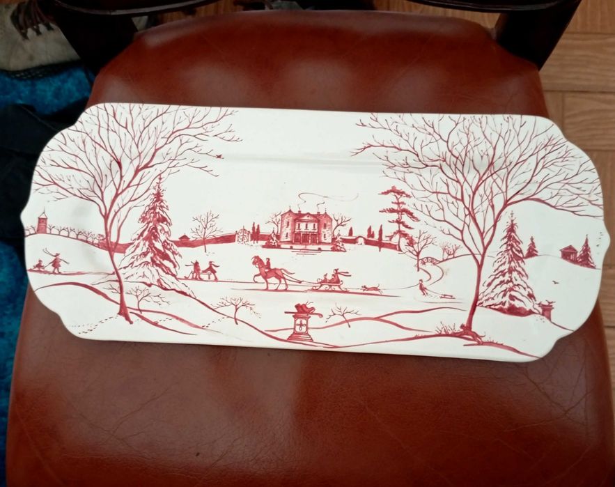 Prato original pintado á mão Juliska