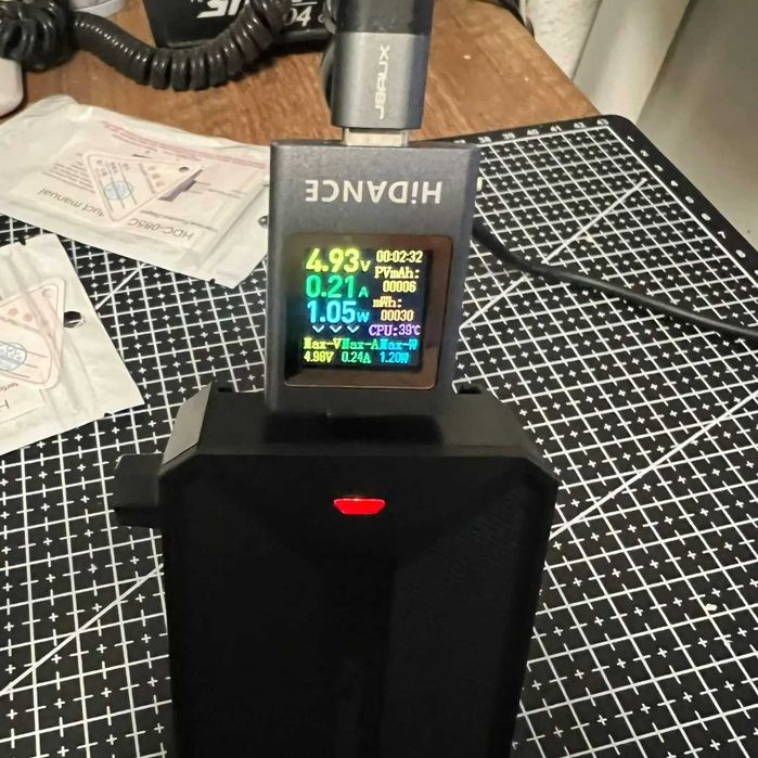 13-в-1 Юсб тестер напруги та струму DC 4.5–50V / 0–12A PD3.1 до 600 Вт