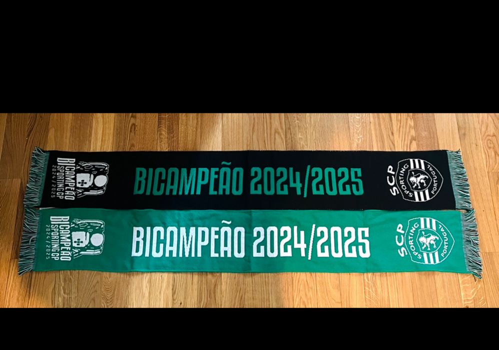 Cachecol Sporting Bicampeão 24/25