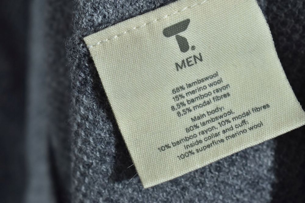 Tufte Męski Wełniany Sweter Trekkingowy Half Zip M