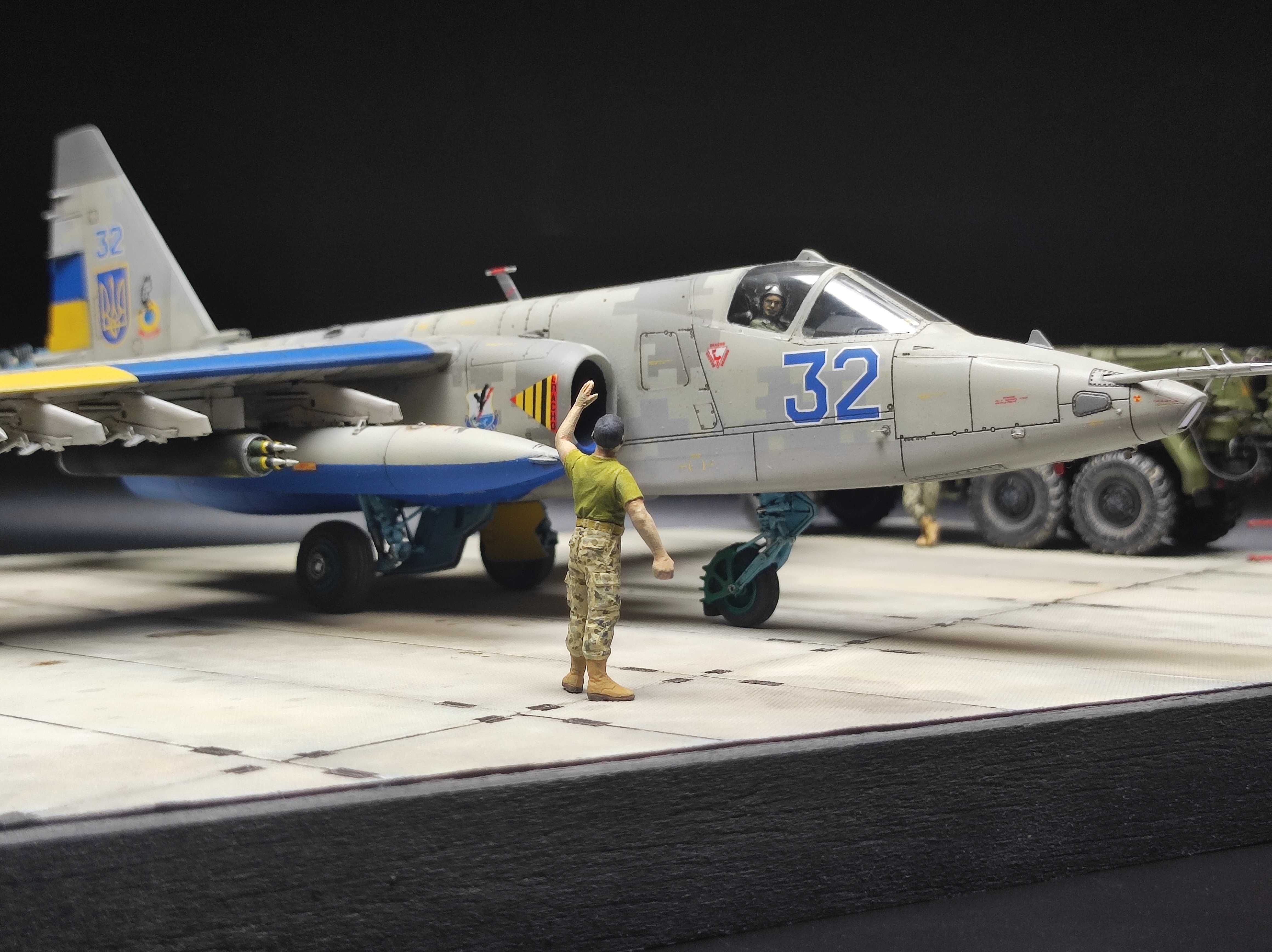 Діорама/макет/модель Су-25М1 Українських ПС Масштаб 1:48