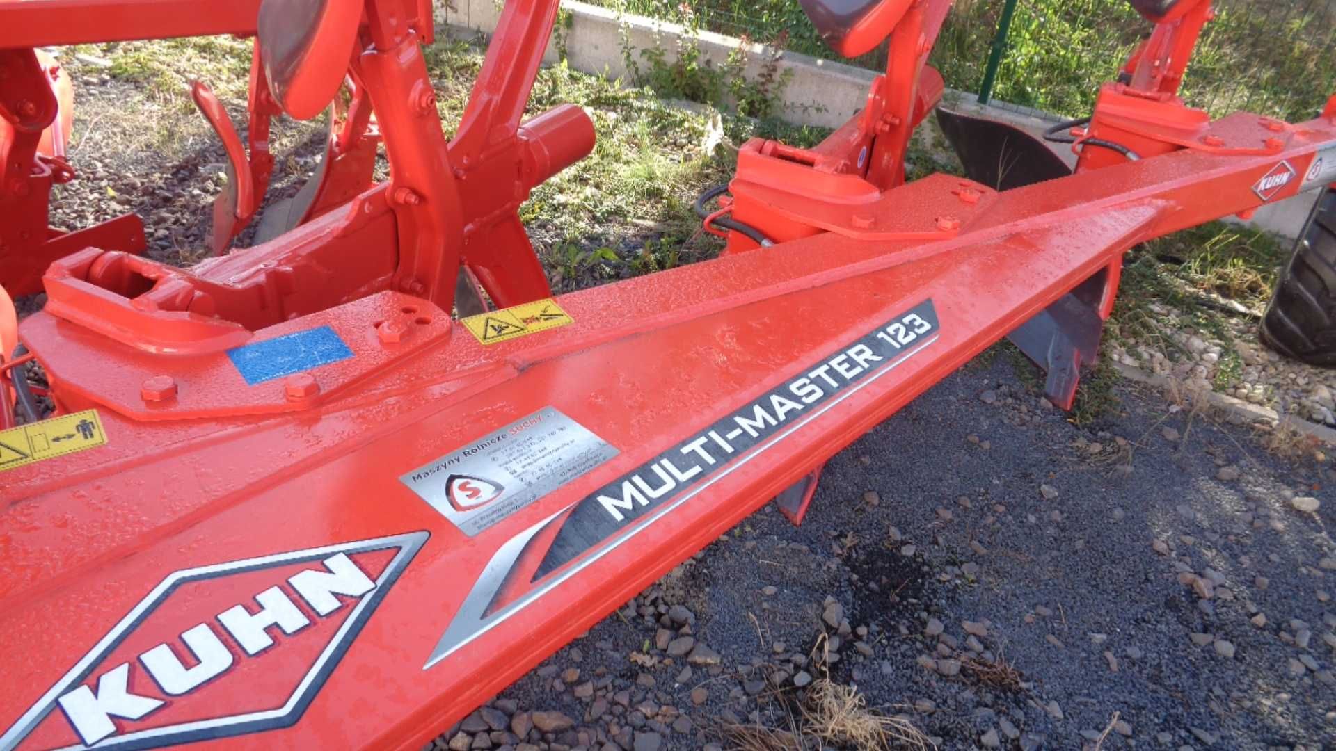 Pług Multimaster 123 4 NSH hydrauliczne zabezp. 80/102  4 skiby NOWY