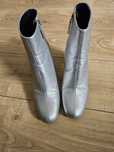 Botki zara 38 srebrne
