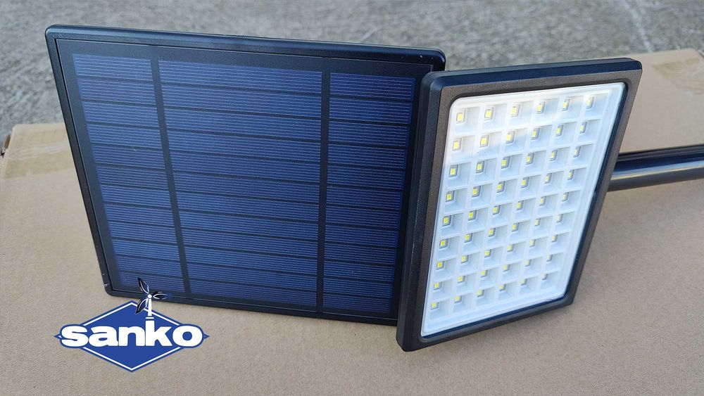 NOWOŚĆ!!! Lampa solarna LED G0904 (10W) 6000K zimna