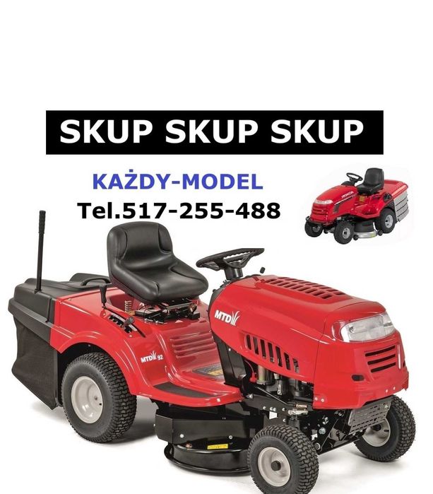 Skup Traktorków kosiarek SKUP TRAKTORKOW Traktorek Ogrodniczy Ogrodowy