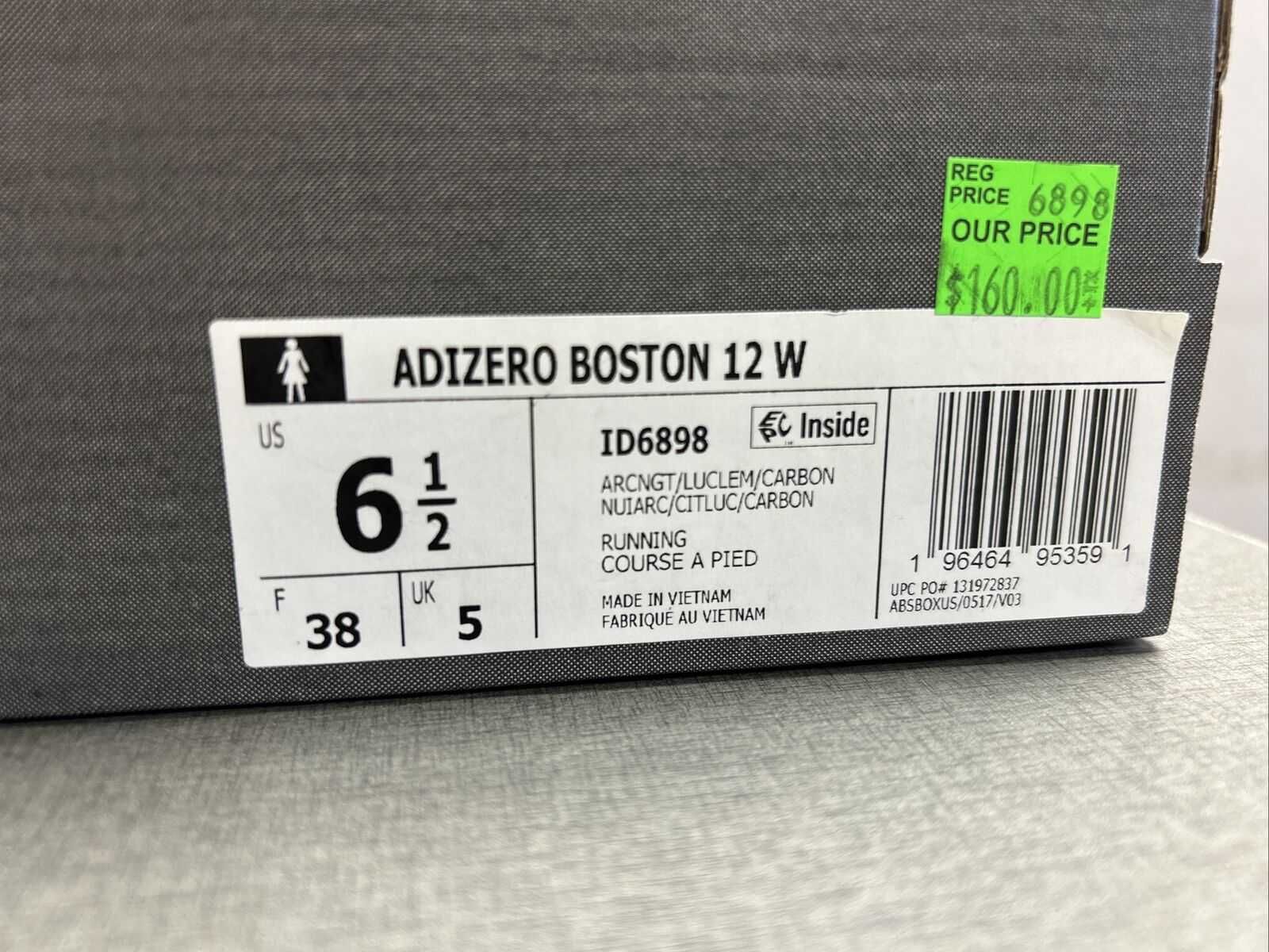 adidas Adizero Boston 12 кроссовки женские US 6,5 EU 38 22.5-23 см