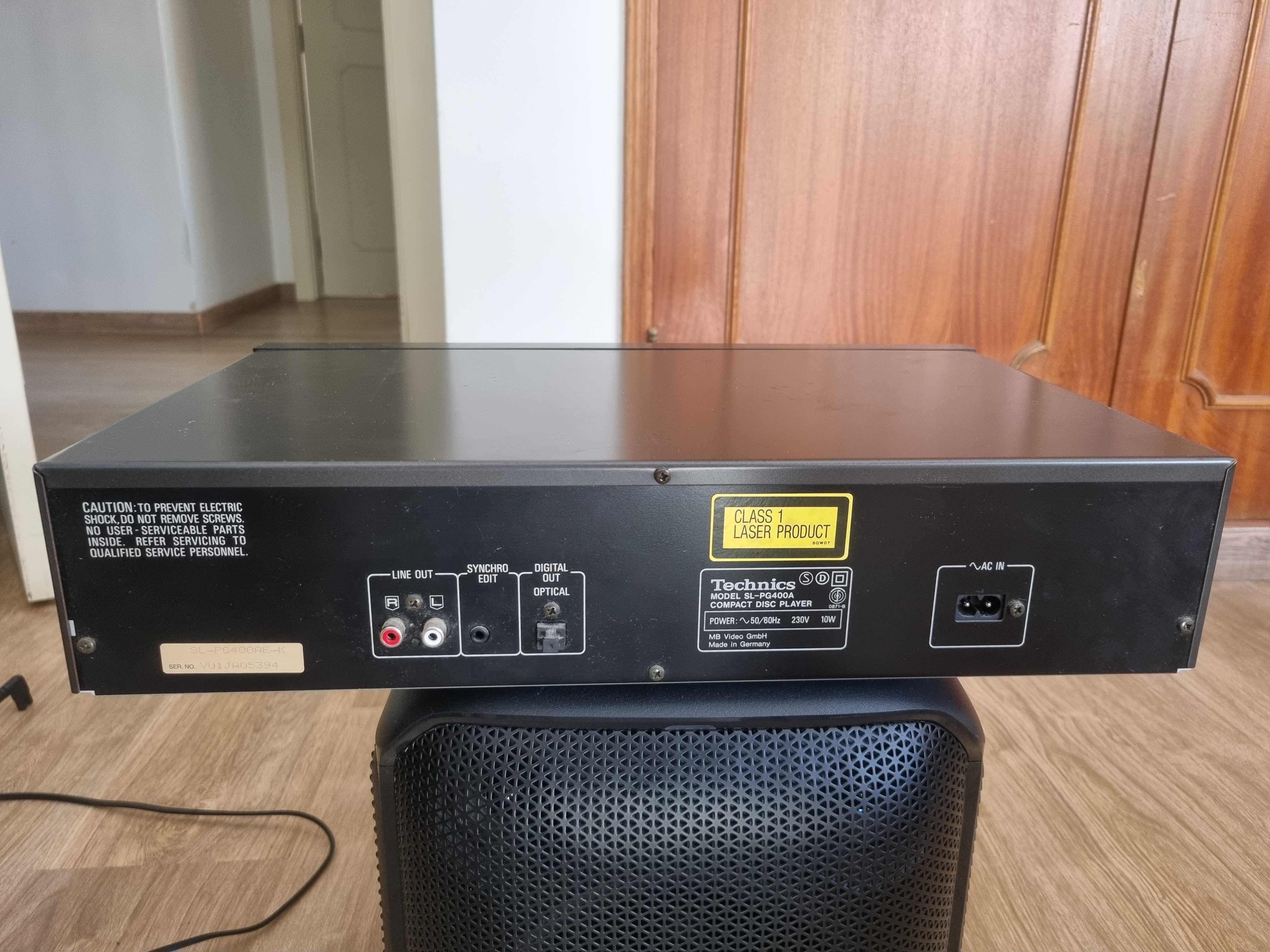 Leitor de CD Technics SL-PG400A