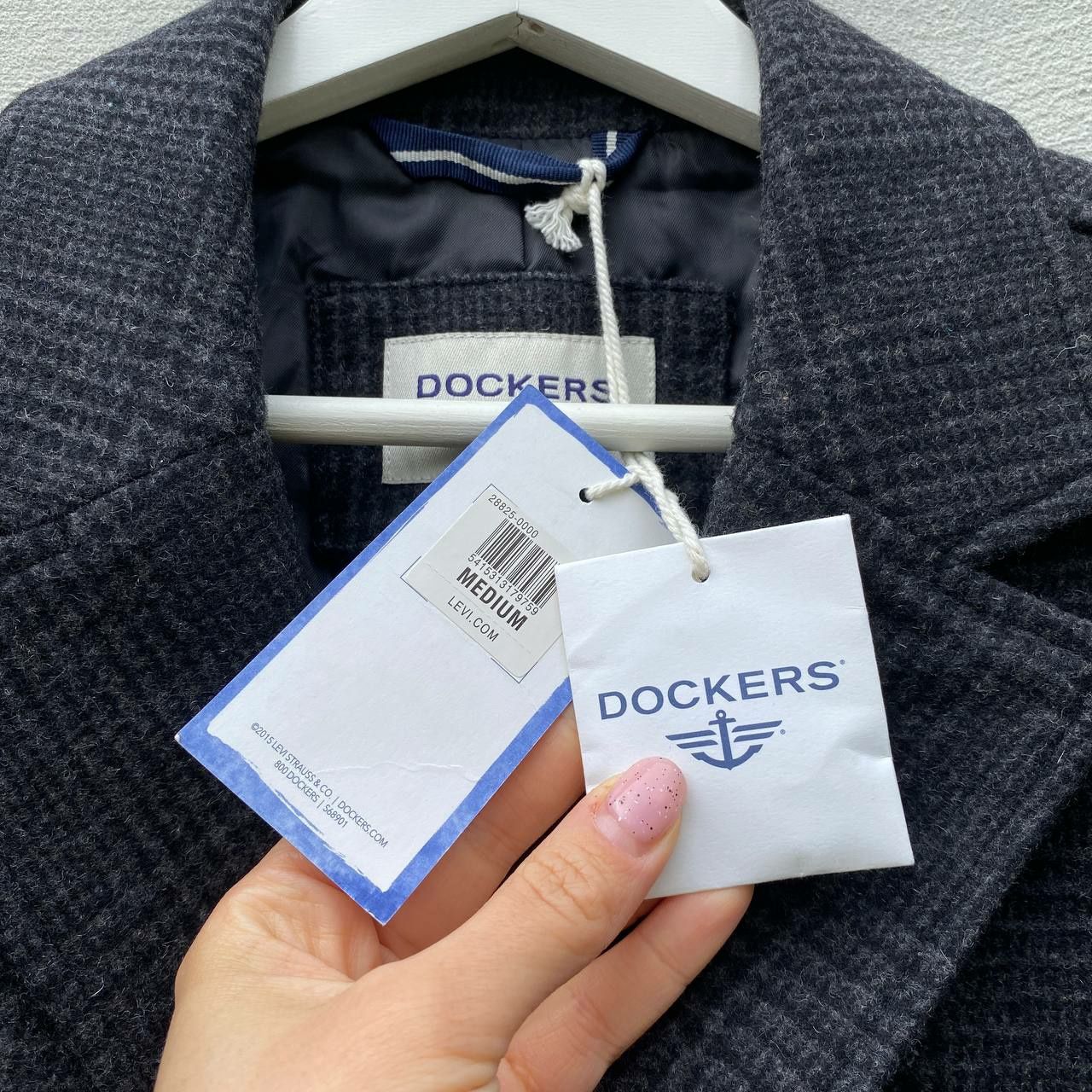 Клетчатое премиум пальто Dockers by Levis