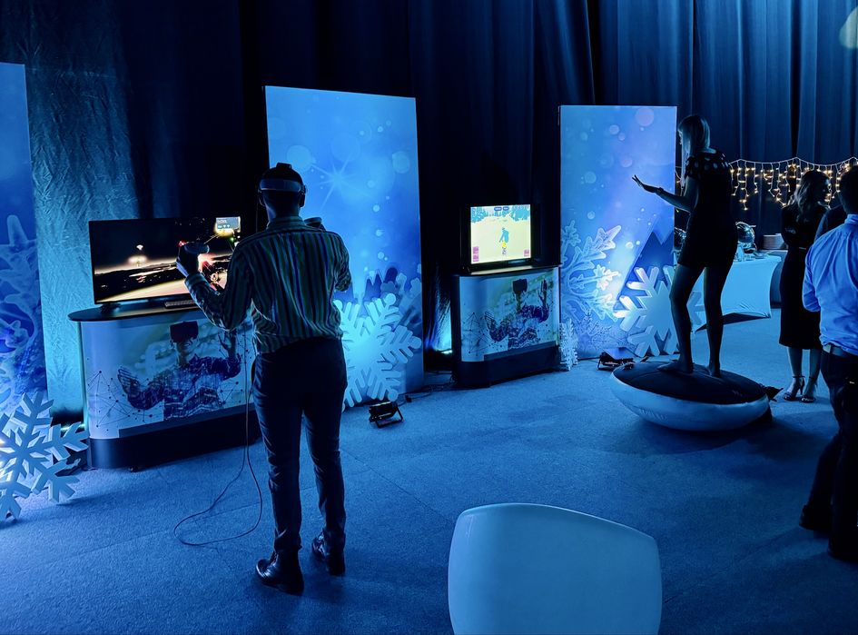 Wynajem atrakcji świątecznych sanie św Mikołaja Mikołajki VR