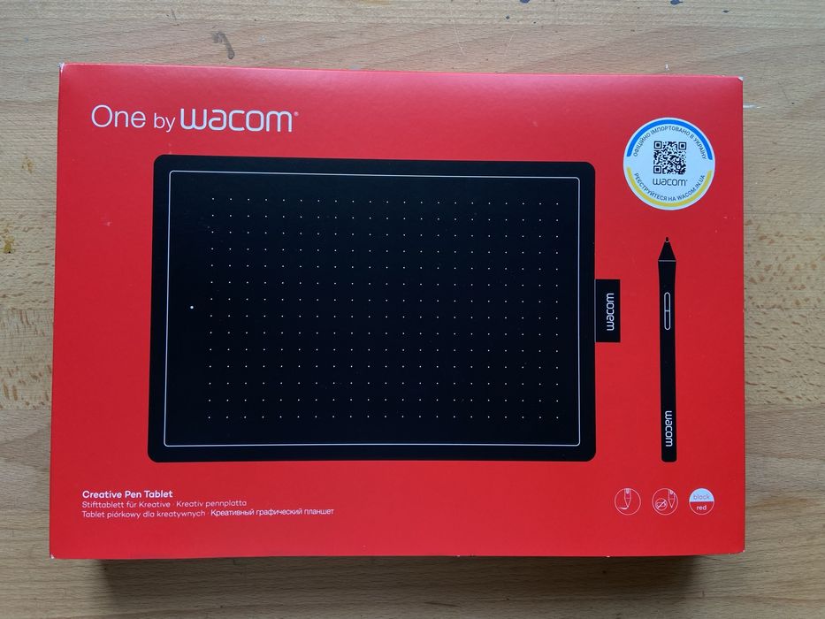One by wacom (CTL-672-N) розмірМ у повному комплекті
