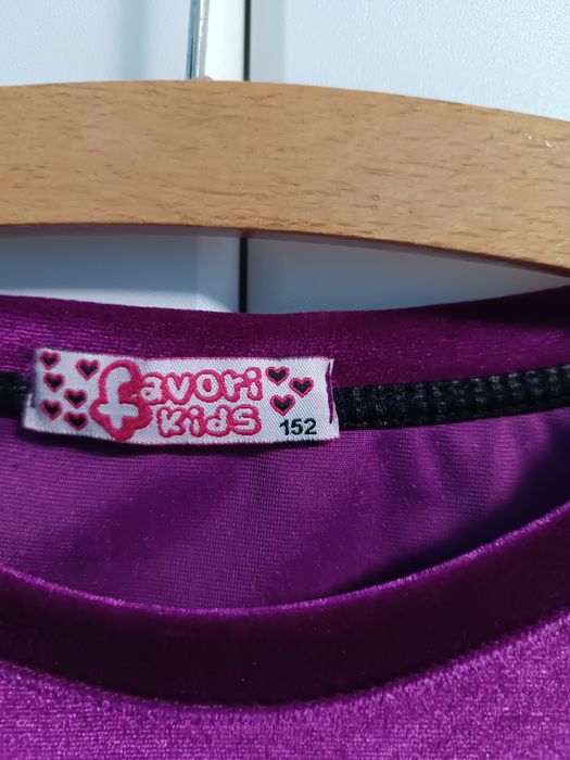 Bluzka/ tunika welurowa flaming 152