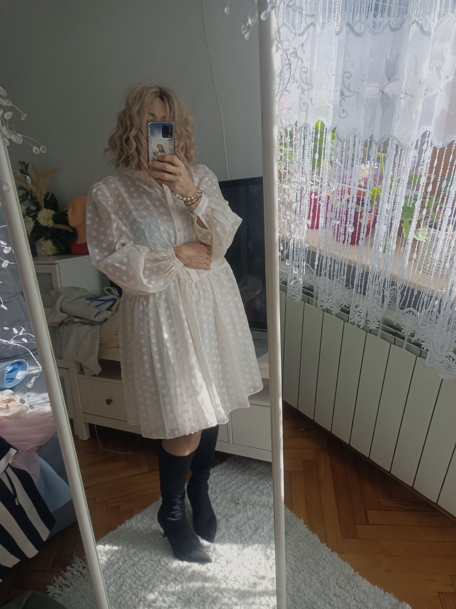 Sukienka szyfonowa H&M roz