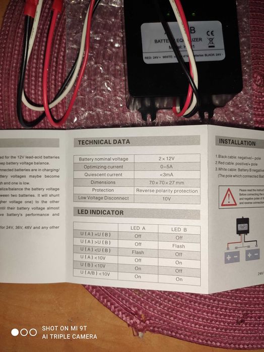 Балансир акумуляторів  48в 10А