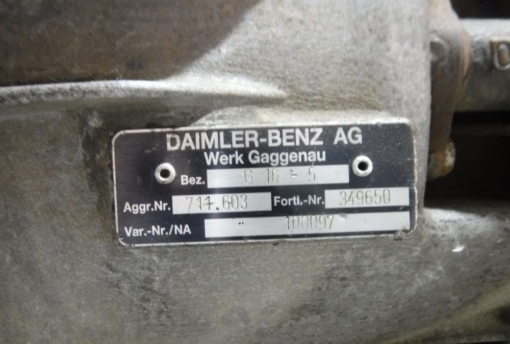 Коробка передач 2.3 дизель Sprinter Mercedes 208 308 408 711.603 g16-5