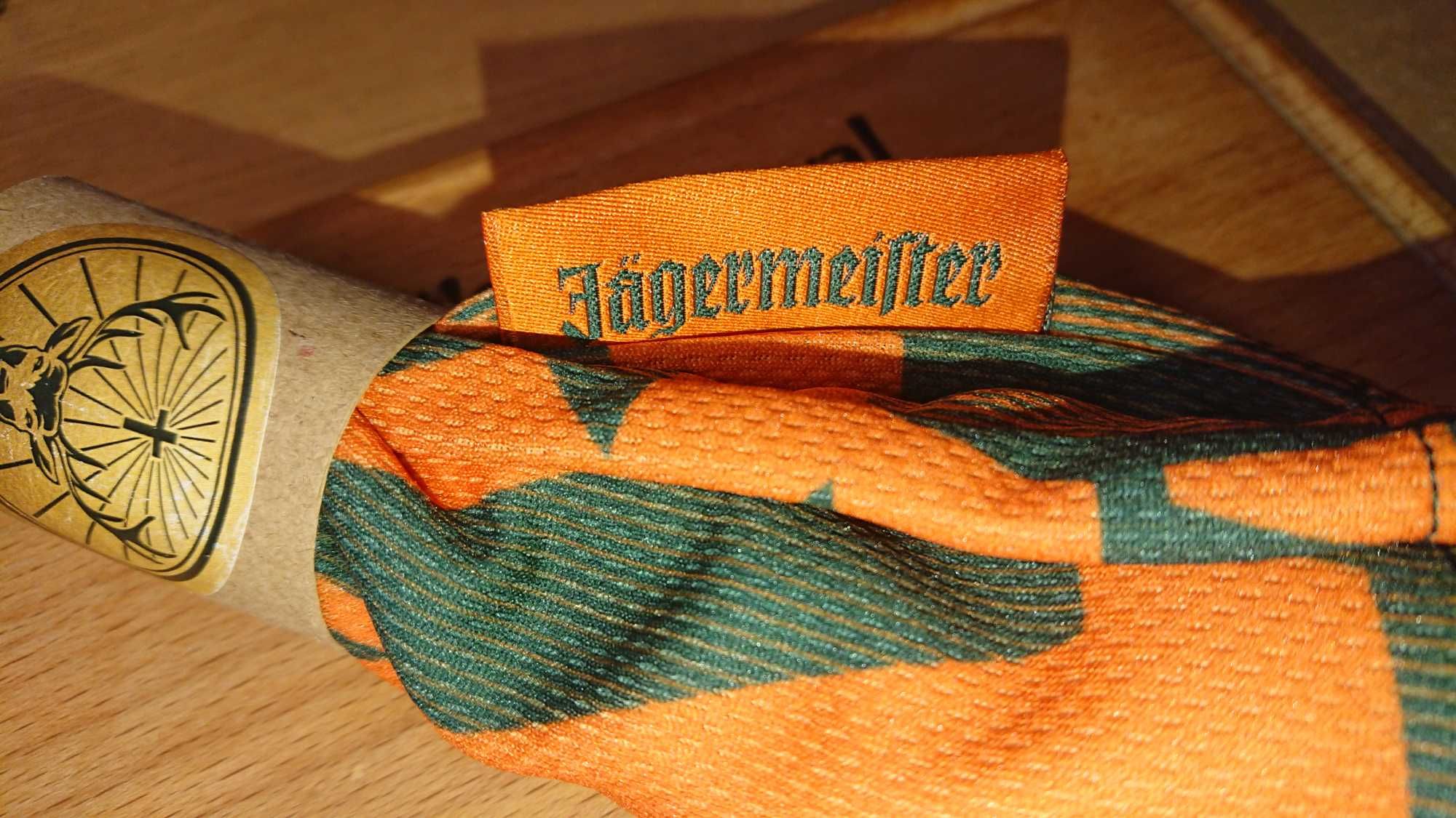 Баф Jagermeister Зелений з помаранчевим