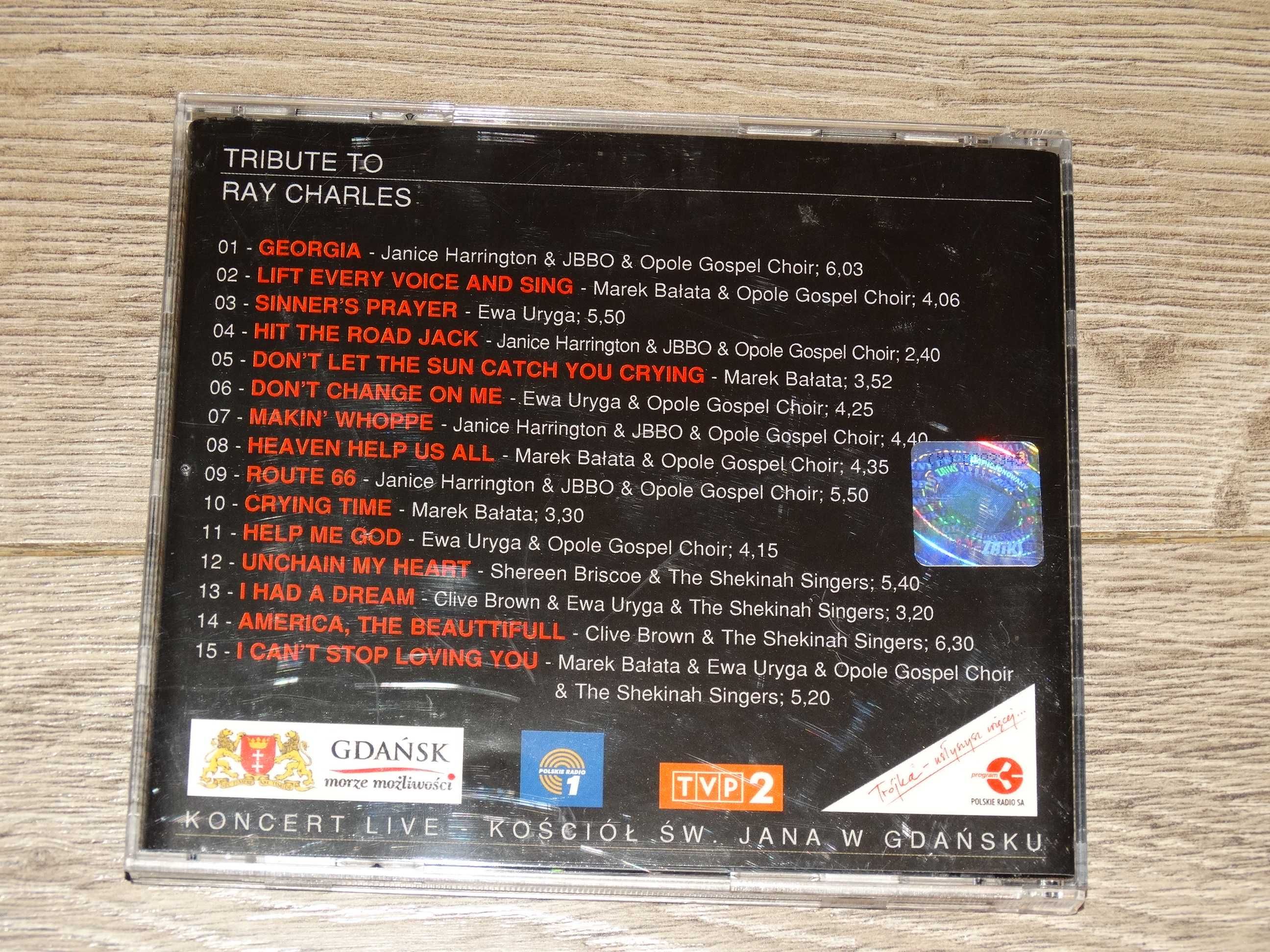 CD Tribute to Ray Charles koncert w kościele św. Jana w Gdańsku