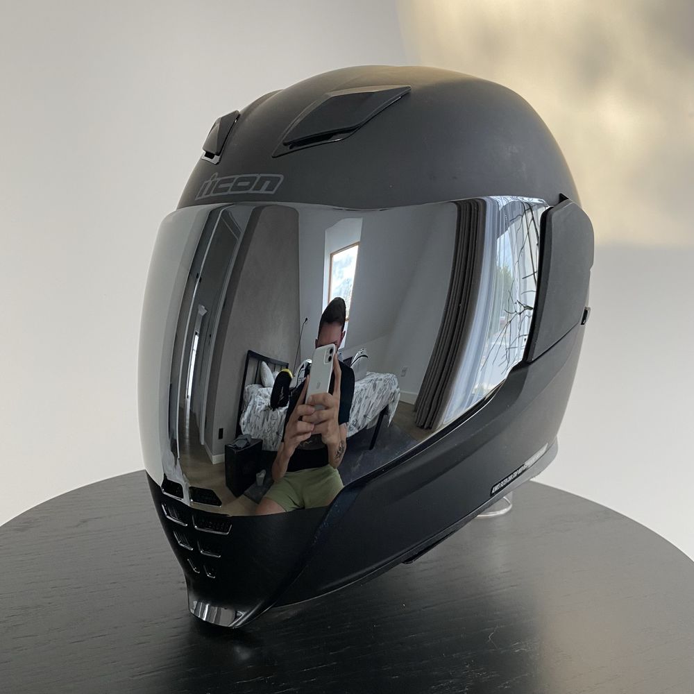 ICON Airflite rozmiar XL blenda + lustrzany wizjer + oryginał