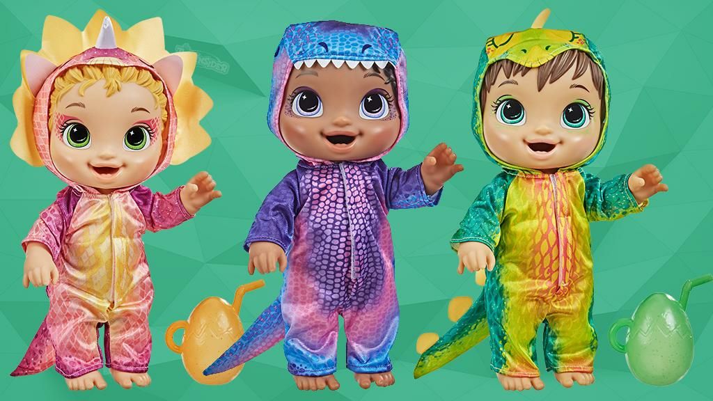 Baby Alive Dino, Cuties Doll, Трицератопс.