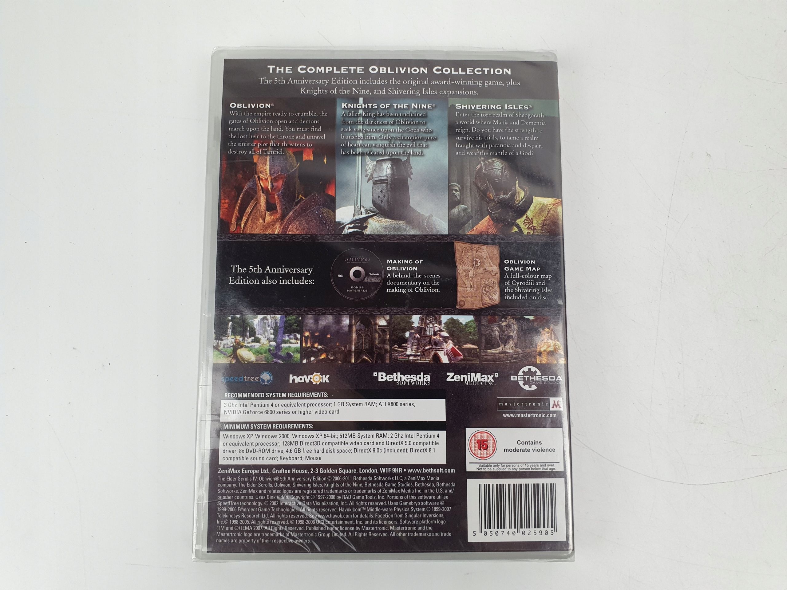 The Elder Scrolls Iv 4 Oblivion 5Th Anniversary Edition Pc (Eng) Nowa