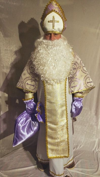 Костюм святого Миколая на дорослого