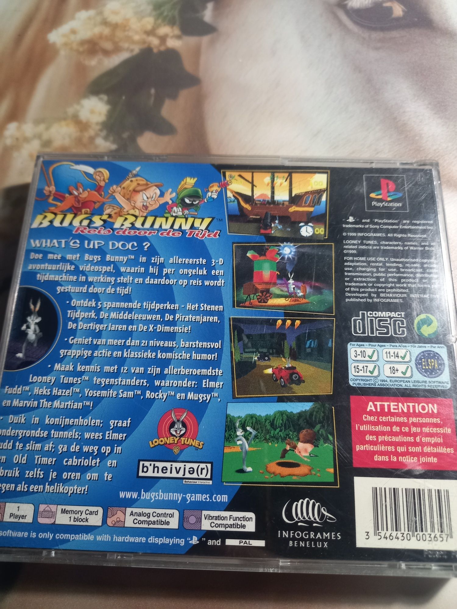 Bugs bunny lost in time ps1 psx psone