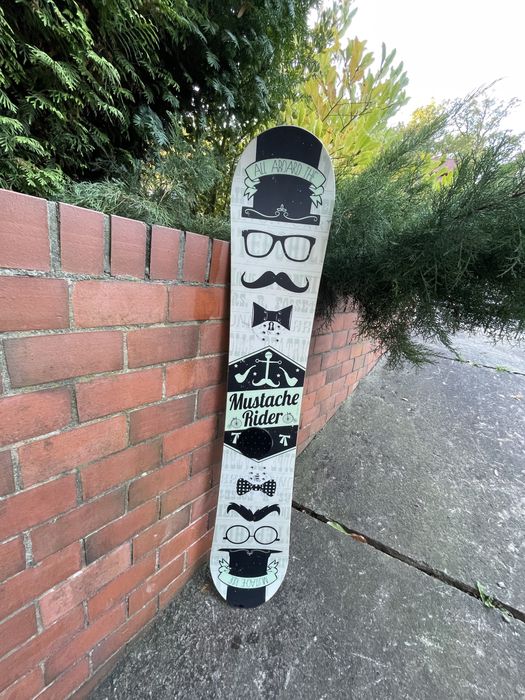 Snowboard Stepchild Mustache Rider