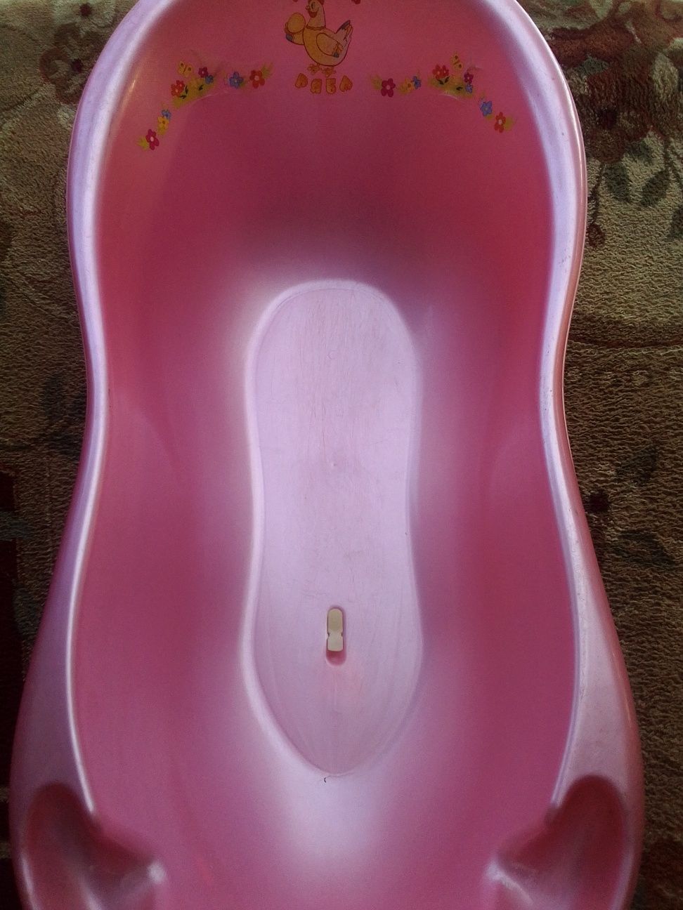 Рожева ванночка дитяча
