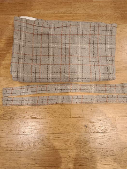 Zasłony w kratke z Ikea