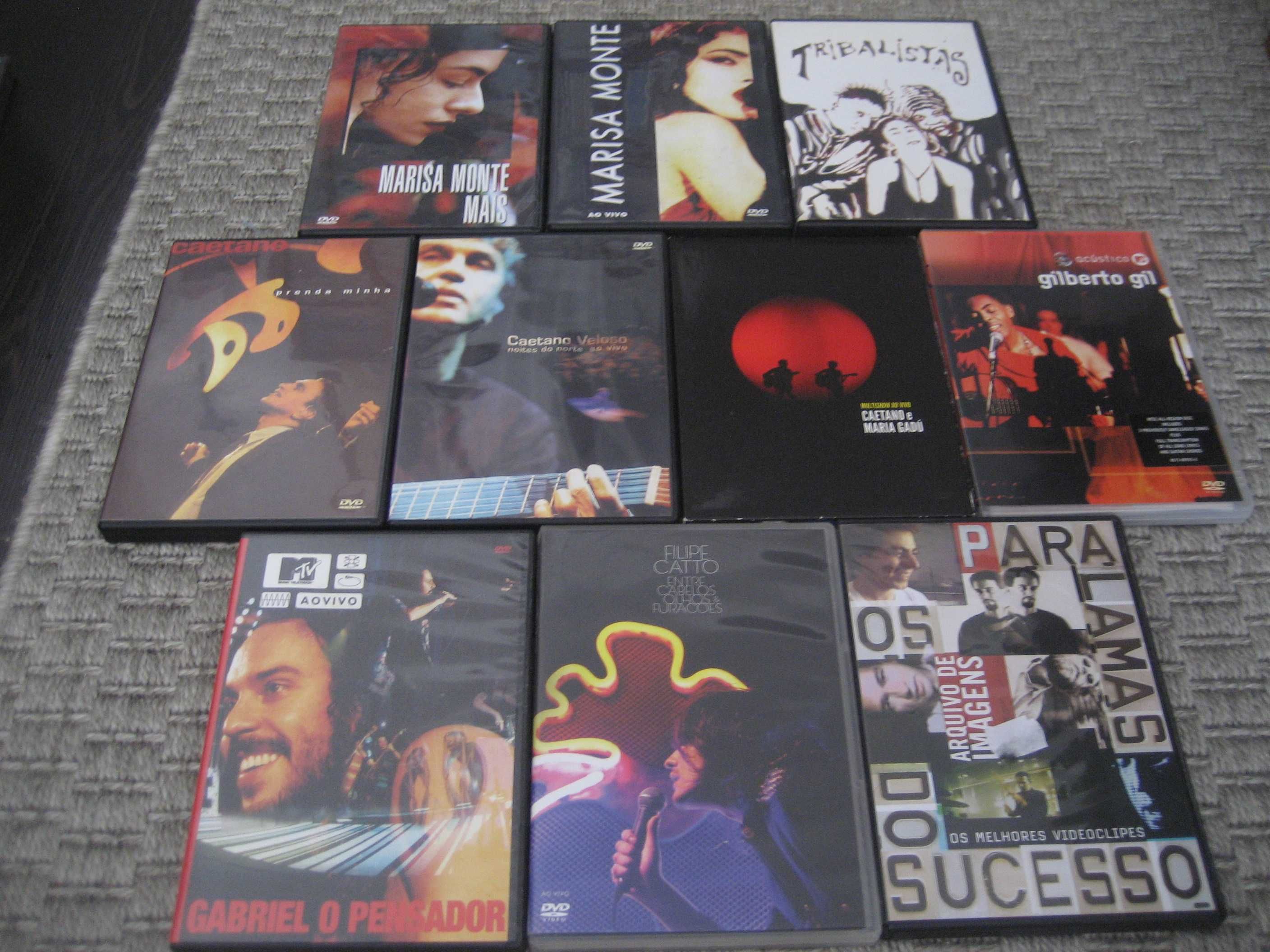 82 DVDs Musicais - concertos, videoclips, Portugal, Brasil, etc