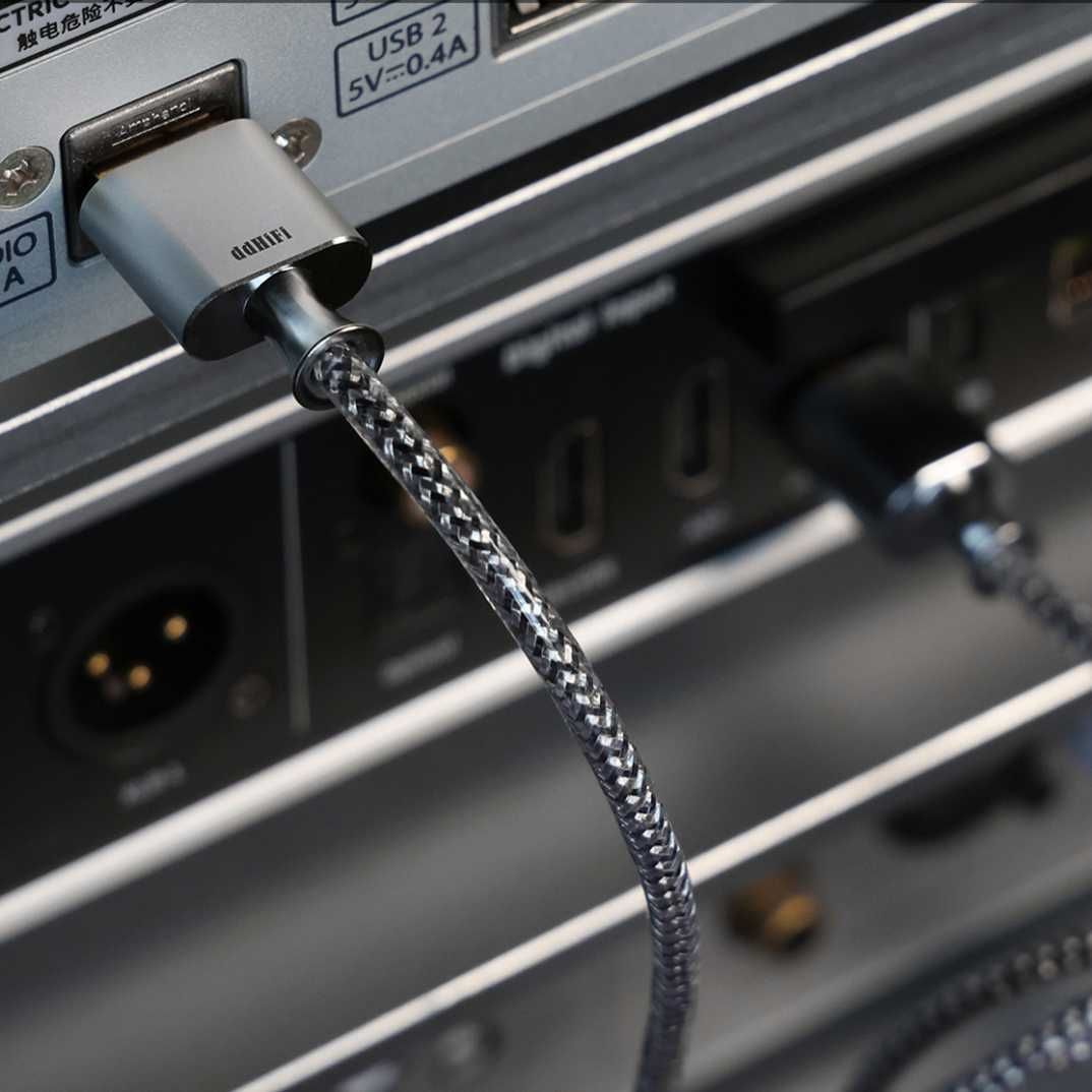 Дата-кабель ddHiFi TC07BC. USB-C / USB-B. Довжина: 50 см.