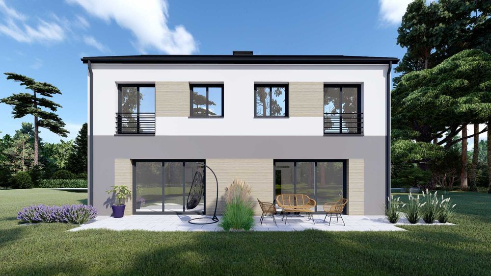 Budynek w zabudowie bliźniaczej - Chrzypsko Wielkie - 78,6 m2 lokal