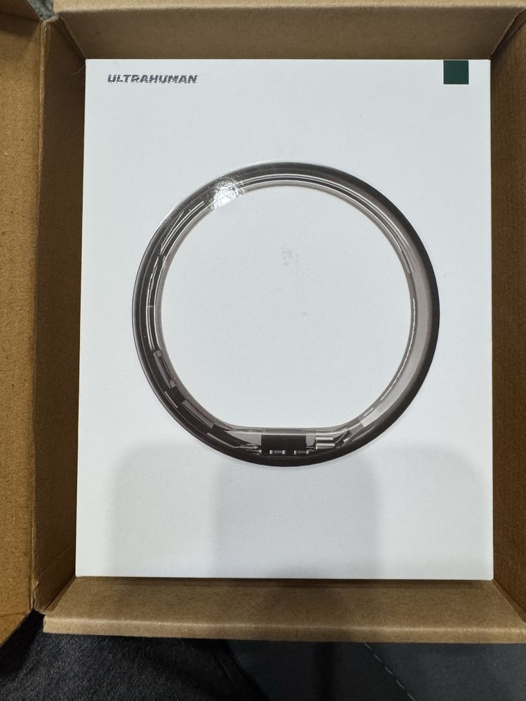 Ultrahuman Ring Air, Raw Titanium, Розмір 6